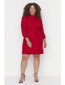 Trendyol Curve Plus Size Φόρεμα - Κόκκινο - A-line