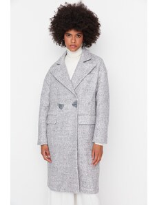 Γυναικείο παλτό Trendyol TWOAW23KB00157/GRAY
