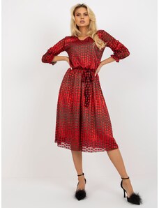 Γυναικείο φόρεμα Fashionhunters Red