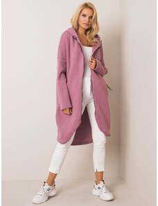 Fashionhunters RUE PARIS Dirty pink hoodie