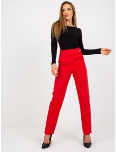 Γυναικείο παντελόνι Fashionhunters Red