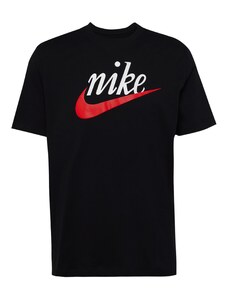 Nike Sportswear Μπλουζάκι 'Futura 2' έντονο κόκκινο / μαύρο / λευκό