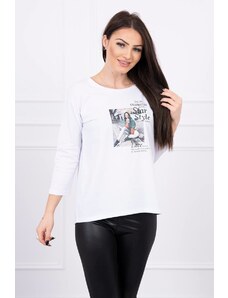 Kesi Μπλούζα με Star Style print λευκό