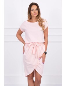 Kesi Δεμένο φόρεμα με clutch bottom σε ροζ πούδρα