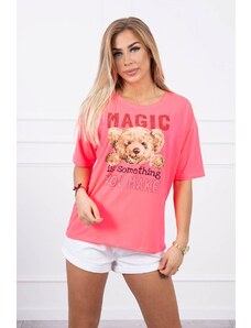 Kesi Μπλούζα με Magic pink neon print