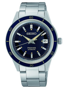 SEIKO Presage 60s Style Automatic - SRPG05J1 Silver case with Stainless Steel Bracelet