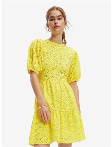 Κίτρινη Γυναικεία Φόρεμα Desigual Limon - Γυναικεία
