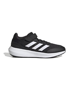 adidas kids runfalcon 3.0 sport running elastic lace top str - BLACK/BLACK