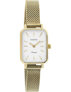 OOZOO Vintage - C20268, Gold case with Stainless Steel Bracelet