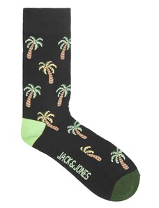 Jack&Jones - 12229532 - Jac Summer Sock SN - Black/Palms - Κάλτσες
