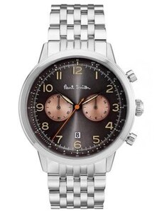 PAUL SMITH Precision Chronograph - P10019, Silver case with Stainless Steel Bracelet