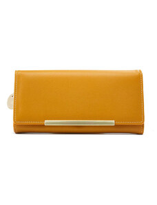 UNBRANDED ROXXANI γυναικείο πορτοφόλι LBAG-0013, κίτρινο