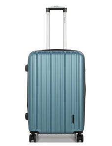 WORLDLINE Βαλίτσα μεσαία μπλέ ανοιχτό ABS & Polycarbon με τέσσερις ρόδες QW2FE1 - 27521-44