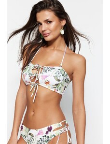 Trendyol Bikini Top - Πολύχρωμο - Έθνικ μοτίβο