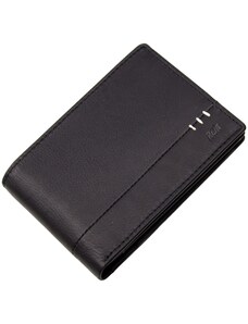 Δερμάτινο αντρικό πορτοφόλι Rcm Y34-Μαύρο