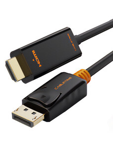 CABLETIME καλώδιο DisplayPort σε HDMI CT-AV585, 1080p/60Hz, 1.8m, μαύρο