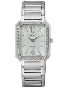 SEIKO Caprice Solar Ladies - SUP465P1 Silver case with Stainless Steel Bracelet