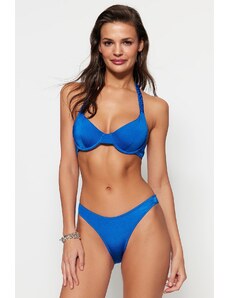Trendyol Bikini Top - Μπλε - Απλό
