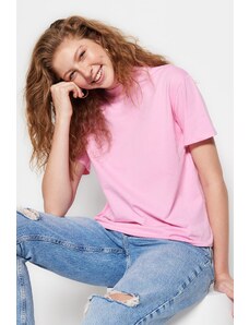 Trendyol T-Shirt - Ροζ - Κανονική εφαρμογή