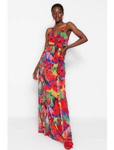 Γυναικείο φόρεμα Trendyol TPRSS23AE00033/Multi-color