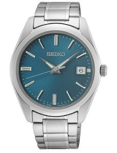 SEIKO Essential Time Mens - SUR525P1, Silver case with Stainless Steel Bracelet