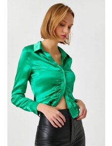 Koton Shirt - Πράσινο - Slim fit