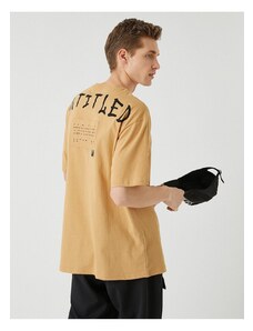 Koton Oversized T-Shirt με τυπωμένη πλάτη
