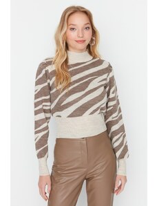 Γυναικείο πουλόβερ Trendyol Zebra Patterned