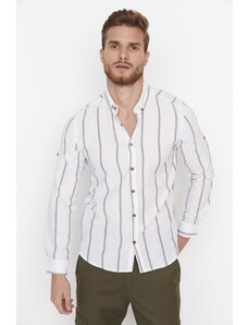 Trendyol Shirt - Χακί - Slim fit