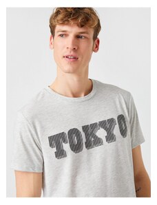 Koton Slim Fit Tokyo Print T-Shirt