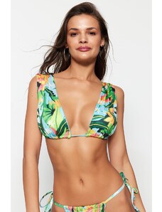 Trendyol Bikini Top - Πολύχρωμο - Γεωμετρικό μοτίβο