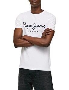 Pepe Jeans ανδρικό t-shirt λευκό PM508210-800
