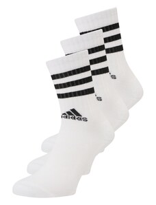 ADIDAS SPORTSWEAR Αθλητικές κάλτσες '3-Stripes Cushioned Crew ' μαύρο / λευκό