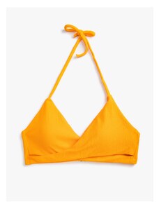 Koton Bikini Top - Πορτοκαλί - Απλό