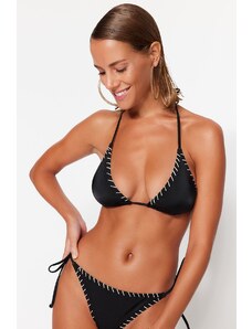 Trendyol Bikini Top - Μαύρο - Απλό