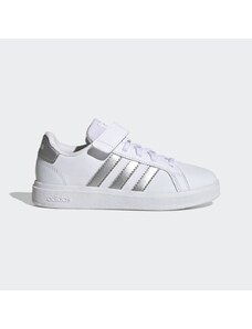 Adidas Grand Court Court Elastic Lace and Top Strap Shoes