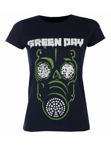 Γυναικείο μπλουζάκι Green Day - Green Mask - NAVY - ROCK OFF - GDTS05LN