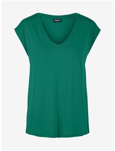 Πράσινο Γυναικείο T-Shirt Pieces Kamala - Γυναικεία