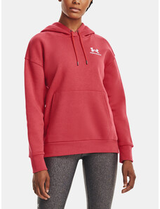 Under Armour Sweatshirt Essential Fleece Hoodie-RED - Γυναικεία