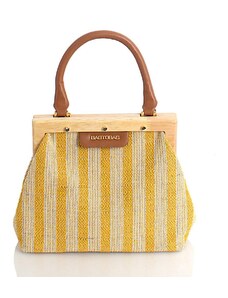 BAGTOBAG Τσάντα χειρός clutch – Κίτρινο