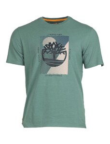 Timberland T-SHIRT TB0A26TECL61 SS GRAPHIC BRANDED TEE SEA PINE CHESTNUT/LEMON