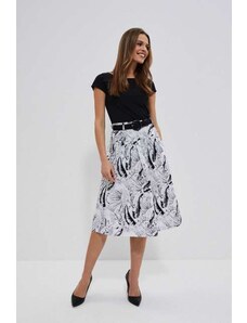 Moodo Patterned cotton skirt