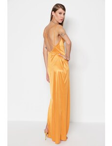 Trendyol Βραδινό &; Prom Φόρεμα - Πορτοκαλί - Shift