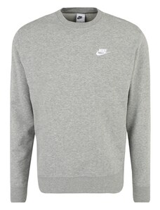 Nike Sportswear Μπλούζα φούτερ γκρι μελανζέ / λευκό
