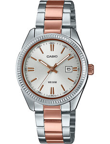 CASIO Collection - LTP-1302PRG-7AVEF, Silver case with Stainless Steel Bracelet