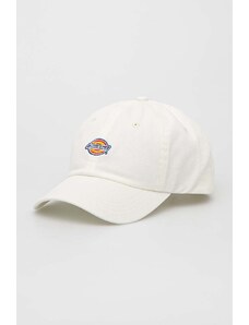 Βαμβακερό καπέλο του μπέιζμπολ Dickies χρώμα: άσπρο