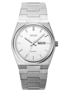 Skmei SK9288 Ανδρικό Ρολόι Silver White