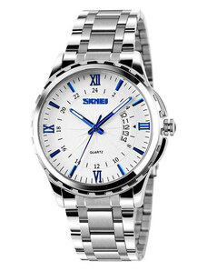 SKMEI 9069 Ανδρικό Ρολόι Silver Blue