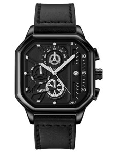 SKMEI 1963 Ανδρικό Ρολόι Black White