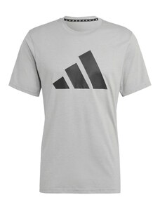 ADIDAS PERFORMANCE Λειτουργικό μπλουζάκι 'Train Essentials Feelready' γκρι / μαύρο